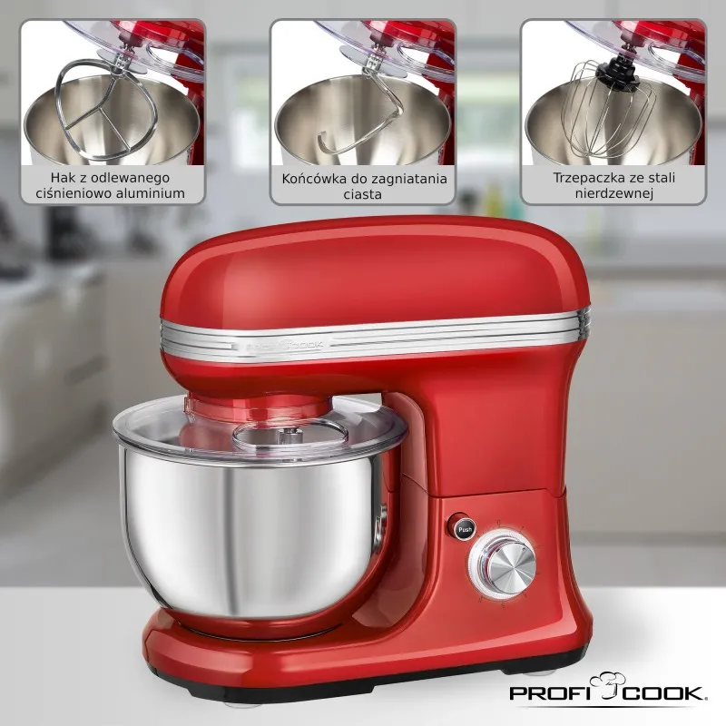 Кухонний комбайн ProfiCook PC-KM 1197 Red